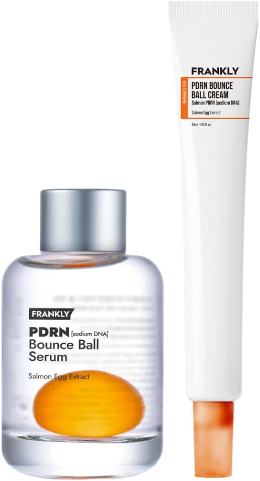 FRANKLY Salmon PDRN Bounce Ball Serum and Cream Duo